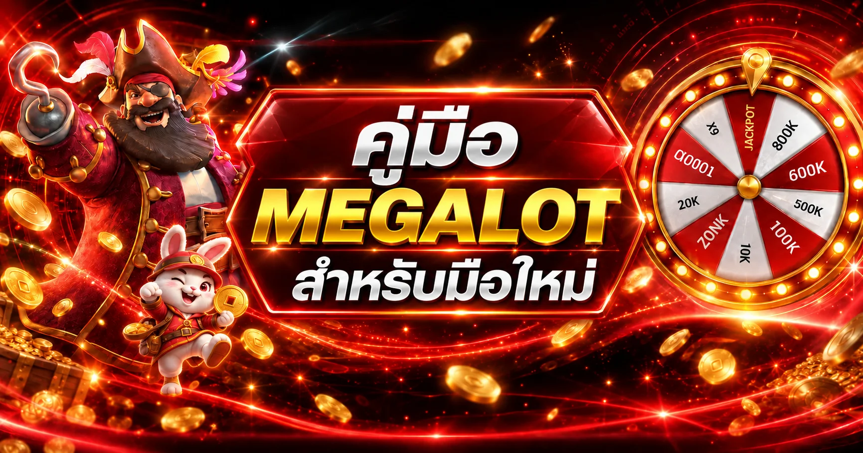 MEGALOT สำหรับมือใหม่ | สมัคร ฝากถอน และเลือกเกม